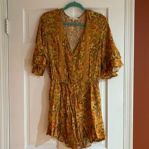 Boho Floral Romper